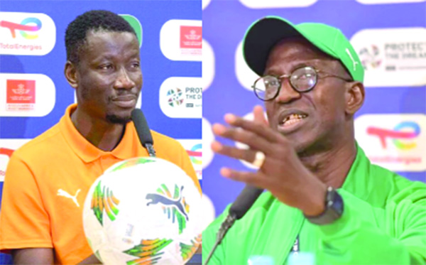Sur le banc – Côte d’Ivoire-Sénégal, cet après-midi : Bassiriki Diabaté-Pape Faye : chacun cache son jeu