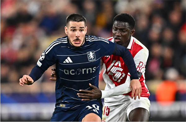 Ligue des Champions : Monaco s’offre Aston Villa et une place en Play-offs
