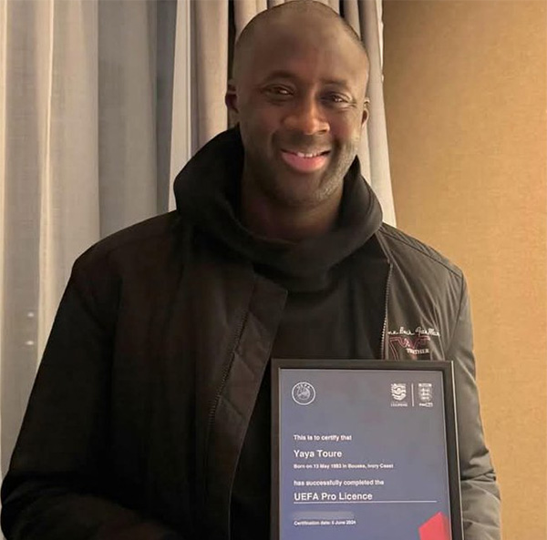 Coaching : Yaya Touré obtient sa licence Uefa Pro