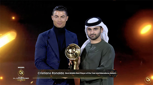 Moyen-Orient : Ronaldo élu meilleur joueur