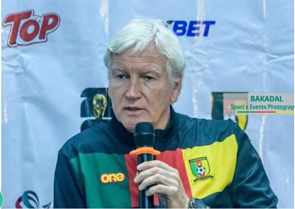 Cameroun – Après le nul contre la Namibie : Marc Brys charge la Fécafoot et l’administration