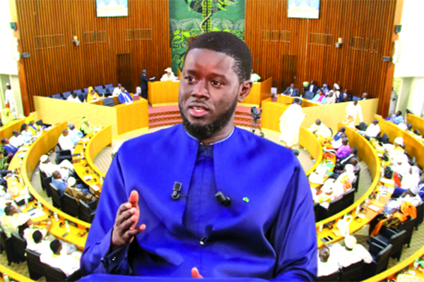 Dissolution of Hcct and Cese: Diomaye calls an extraordinary session of the National Assembly