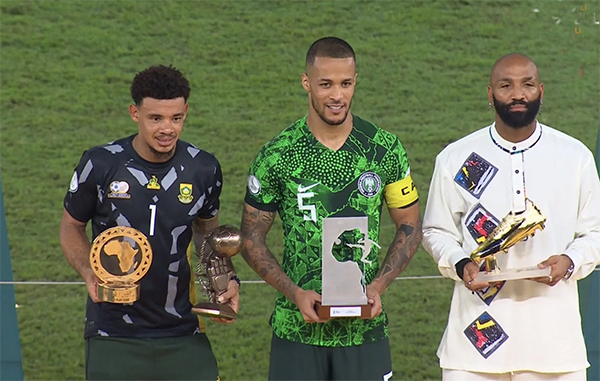 Meilleur joueur de la Can : Troost-Ekong succède à Sadio Mané