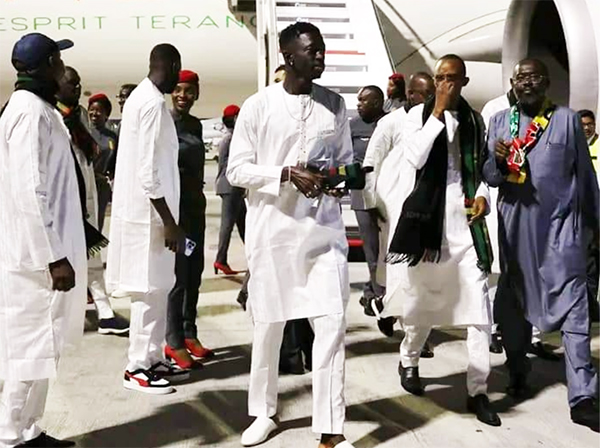 Retour : Les Lions attendus à Dakar, hier nuit