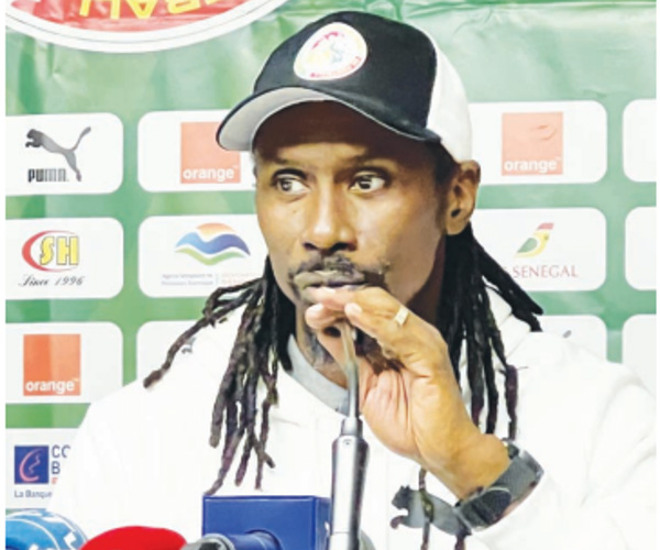 Aliou Cissé, sélectionneur des Lions : «Le point pris à l’extérieur est satisfaisant»