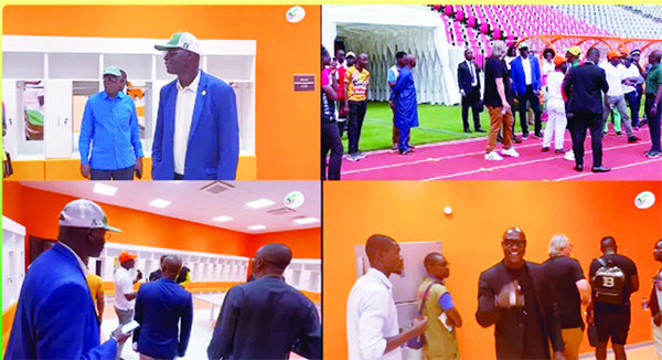 Can 2023 – Visite du Stade Charles Konan Banny : La délégation Sénégalaise prend la température de Yamoussoukro