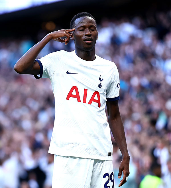 Tottenham : Pape Matar Sarr inscrit son premier but